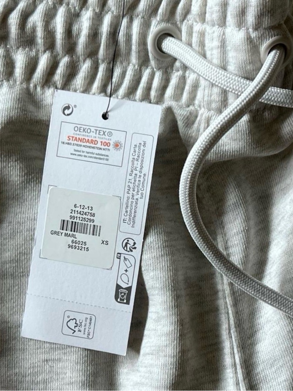 Primark Light Gray Men's Drawstring Athletic Shorts - Picture 2 of 4